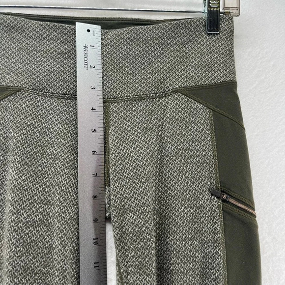 Athleta Leggings Womens Size XS Criss Cross Drifter Tight Workout Green - Picture 9 of 11